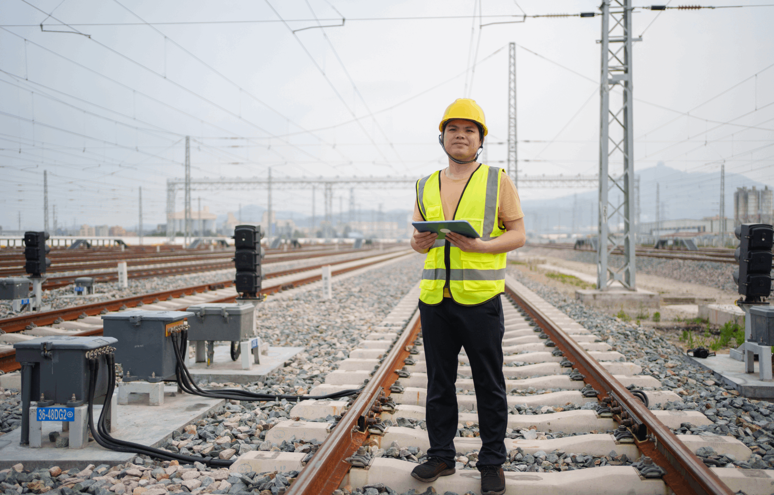 Rail industry worker
