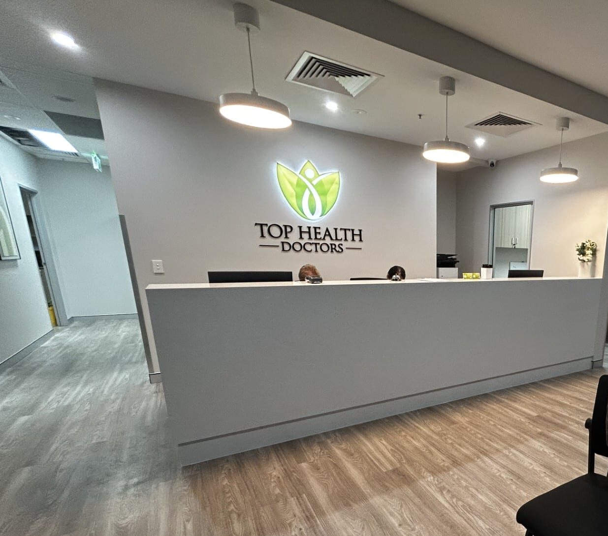 Top Health Doctors Birkdale reception